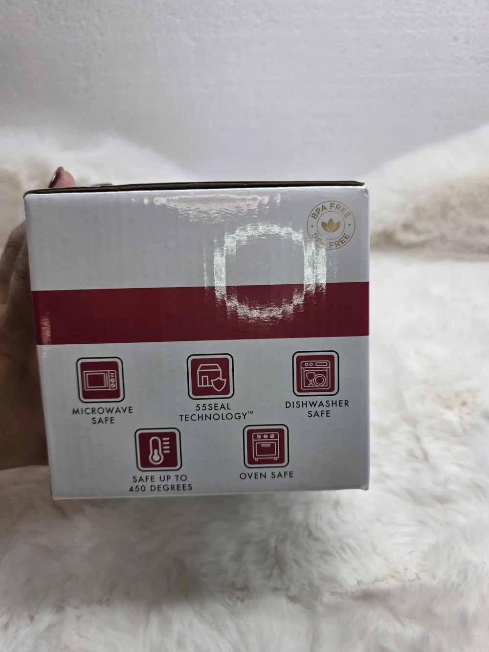 White Ceramic Butter Dish with Bamboo Lid and Spreader